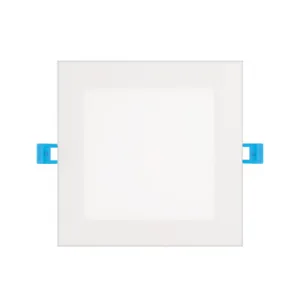 12-Watt 6" Canless Square Slim 900lm 120V LED Downlight with Junction Box (12-Pack)