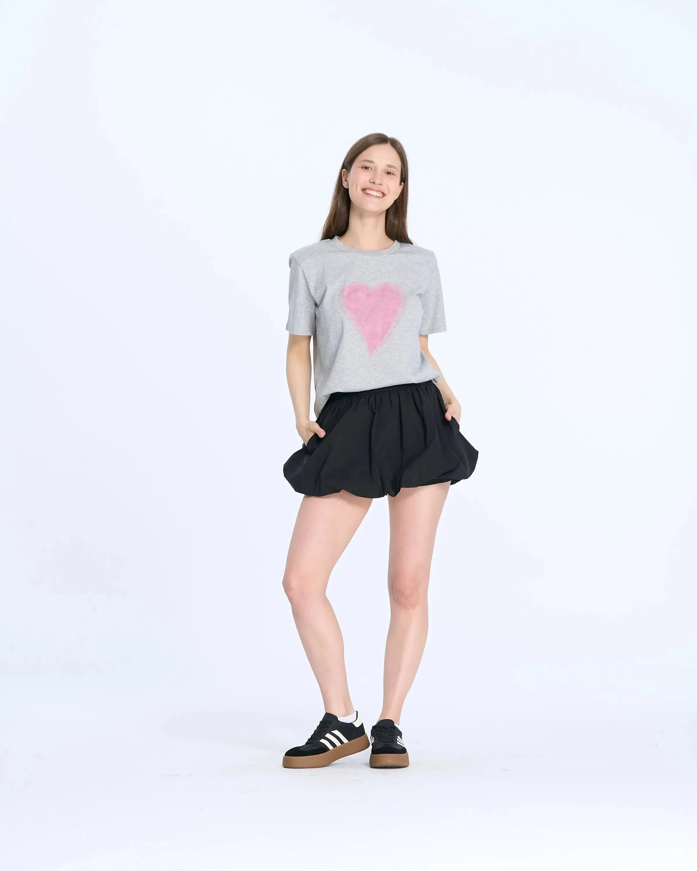 25882 Tulle Heart T-Shirt