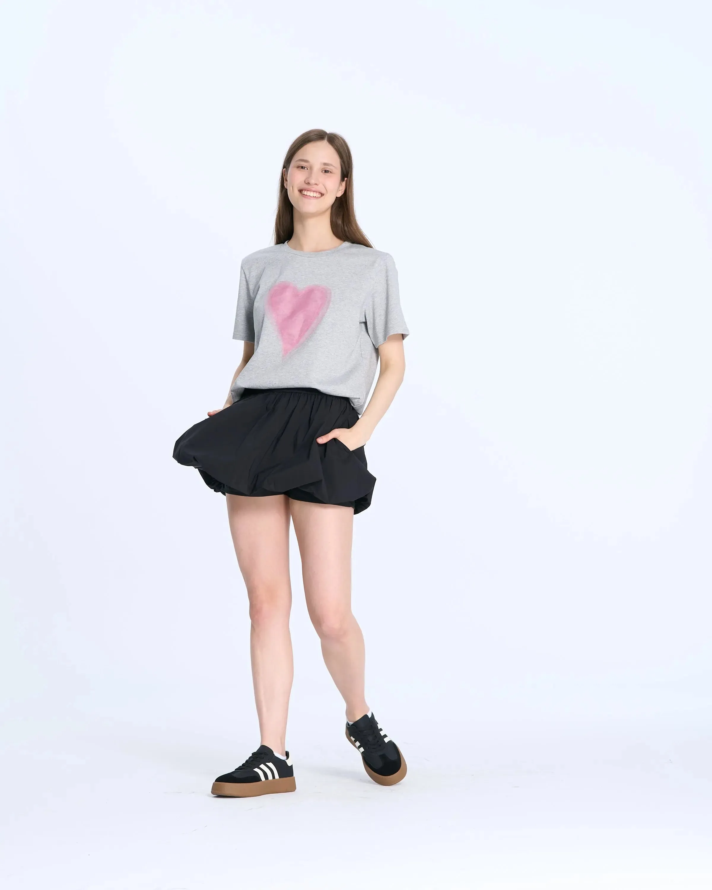 25882 Tulle Heart T-Shirt