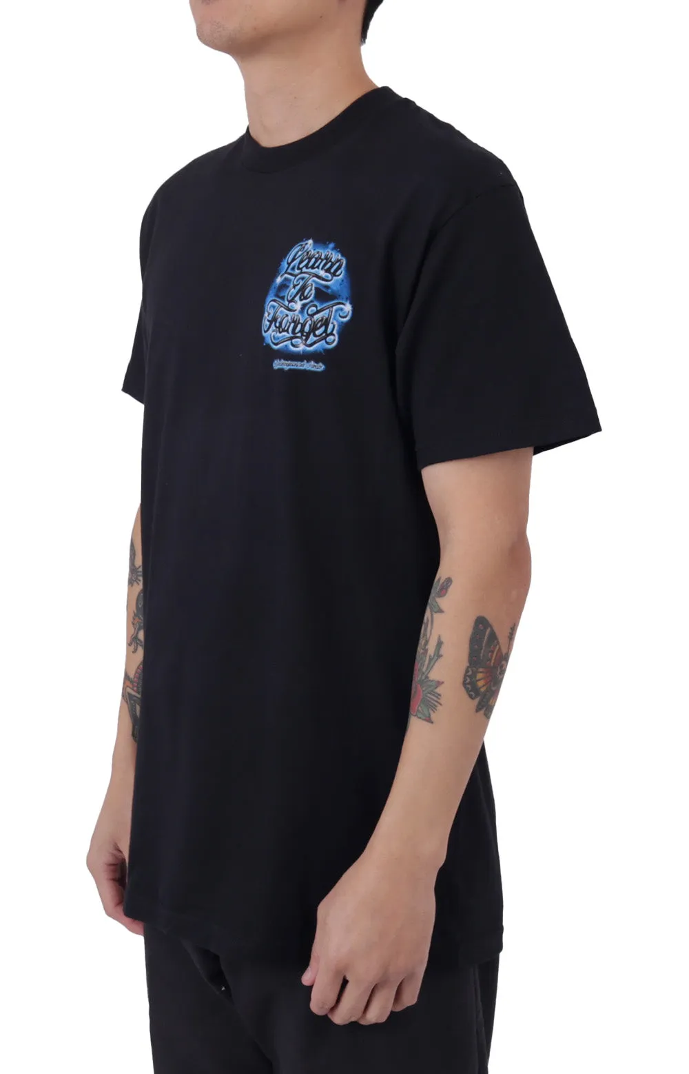 Airbrush Graphic Tee - Black