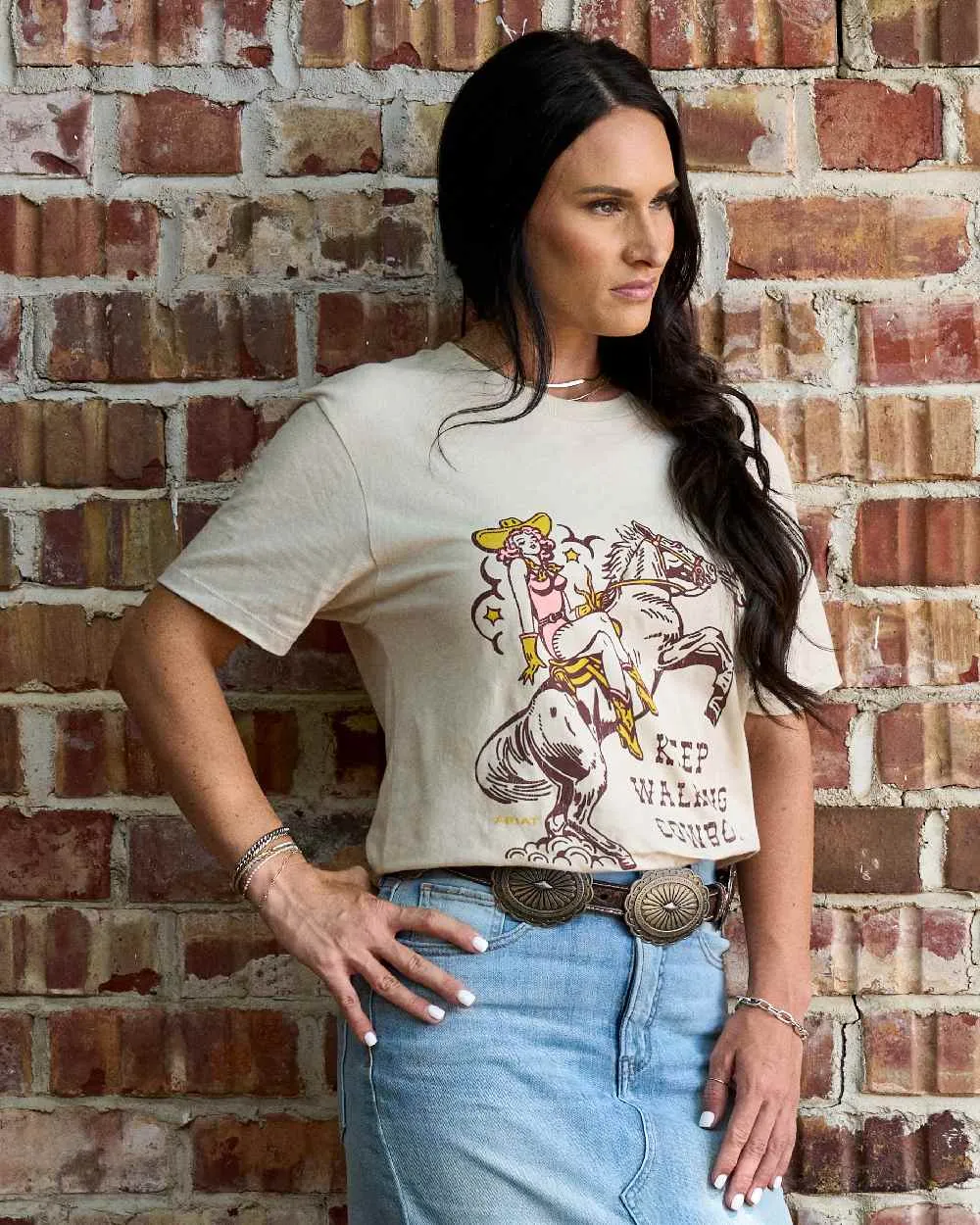 Ariat Womens Keep Walkin Cowboy T-Shirt