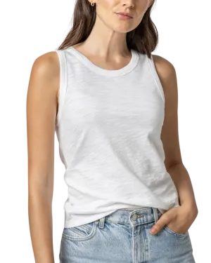 Back Seam Tank (White)