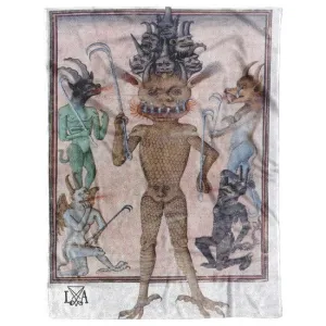 Beelzebub King of Demons Fleece Blanket