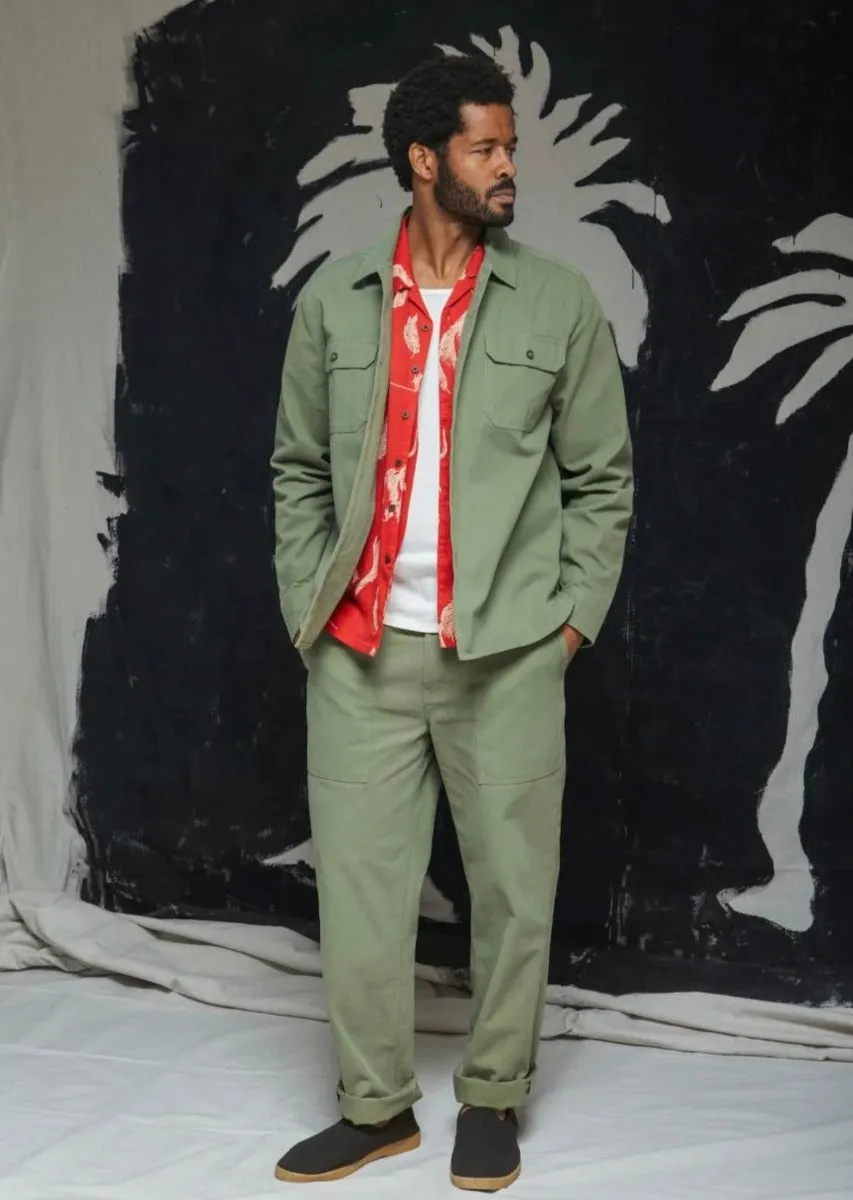 Bowery Surplus L/S Overshirt Olive