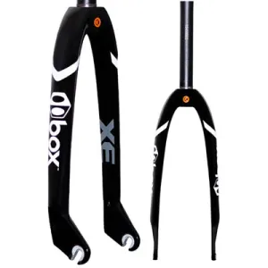 Box One Xe Exp Crb Fk 24''X1'' 24''X10Mm,Alloy Steerer,Black One Xe Expert Carbon Fork  Forks  24''