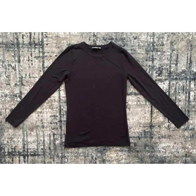 Caitlyn Butter Soft Long Sleeve Top | Black