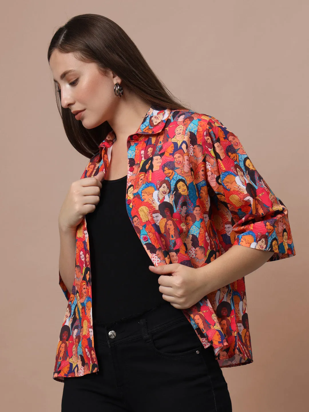 Classic Graphic Opaque Printed Casual Shirt