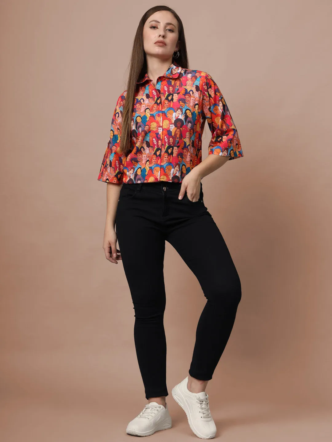 Classic Graphic Opaque Printed Casual Shirt