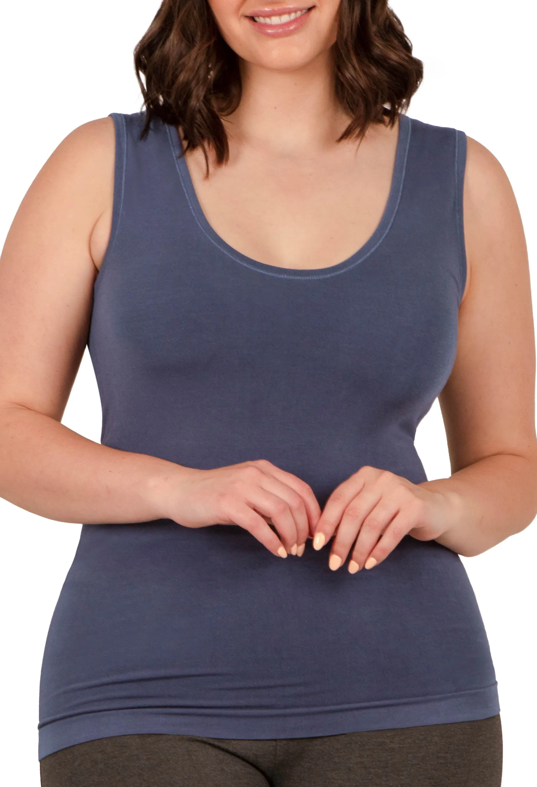 Curvy Bamboo Tank Top