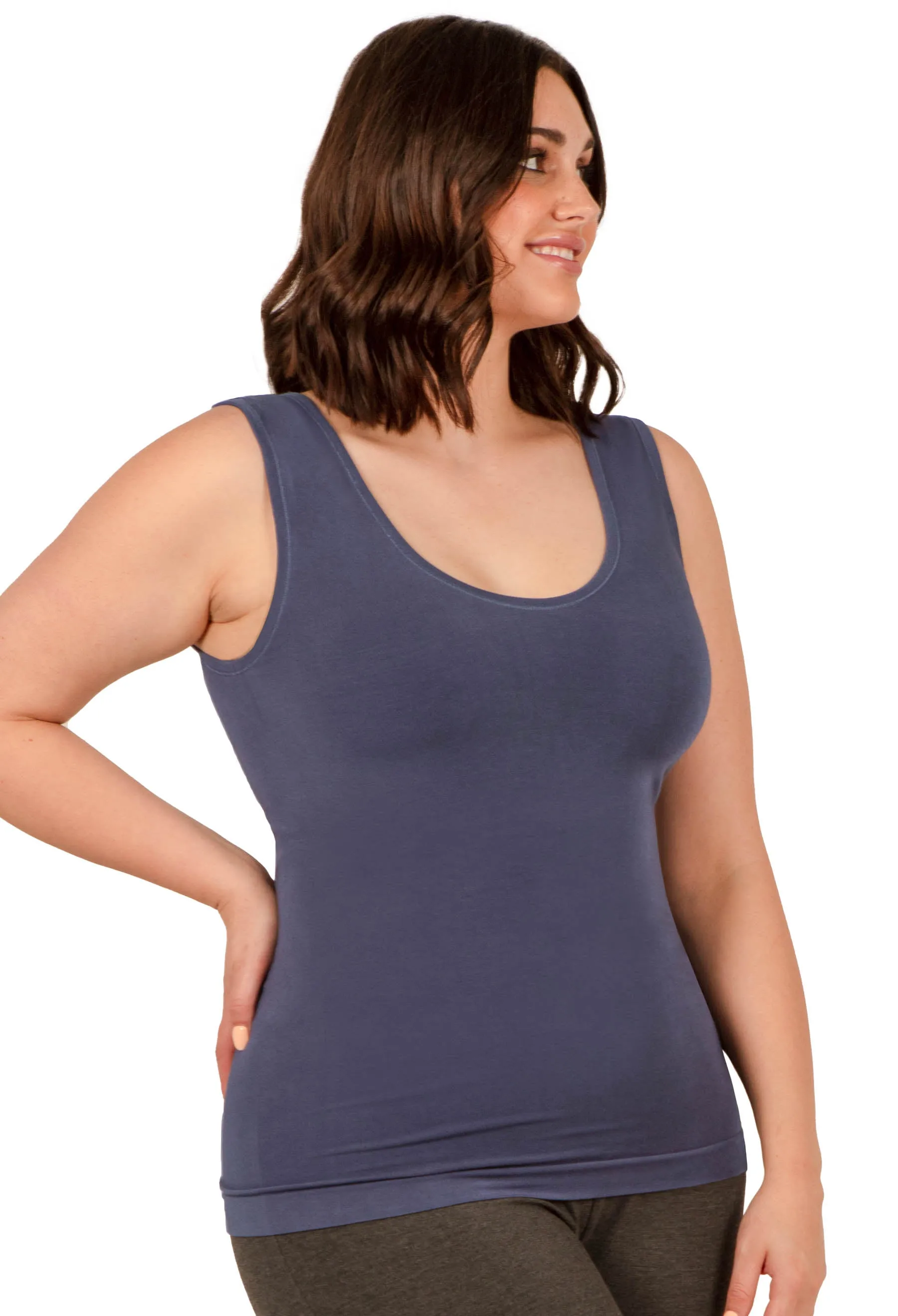 Curvy Bamboo Tank Top