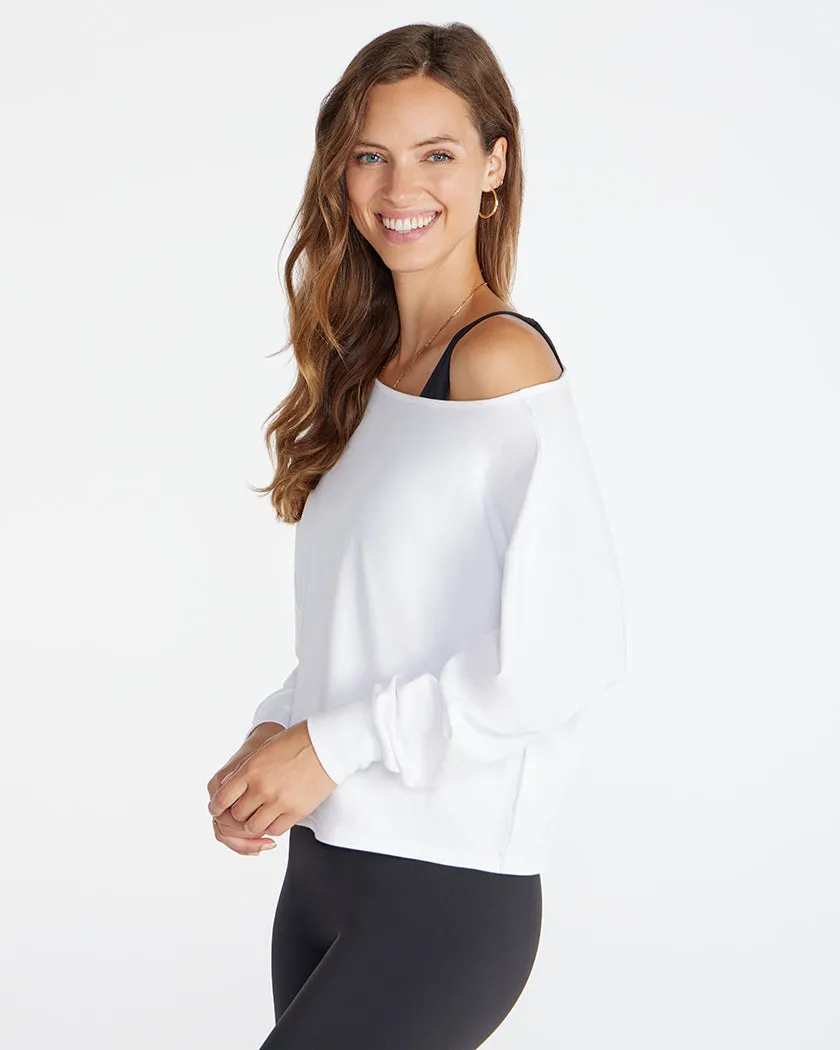 Drift Relaxed Off-Shoulder Long Sleeve