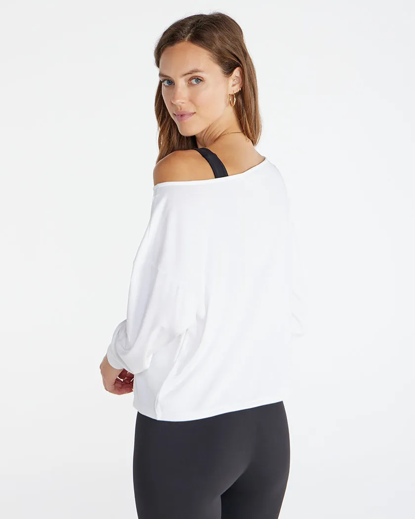 Drift Relaxed Off-Shoulder Long Sleeve