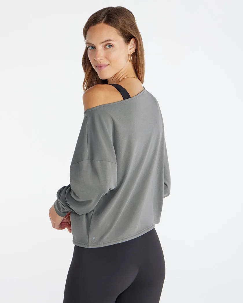 Drift Relaxed Off-Shoulder Long Sleeve