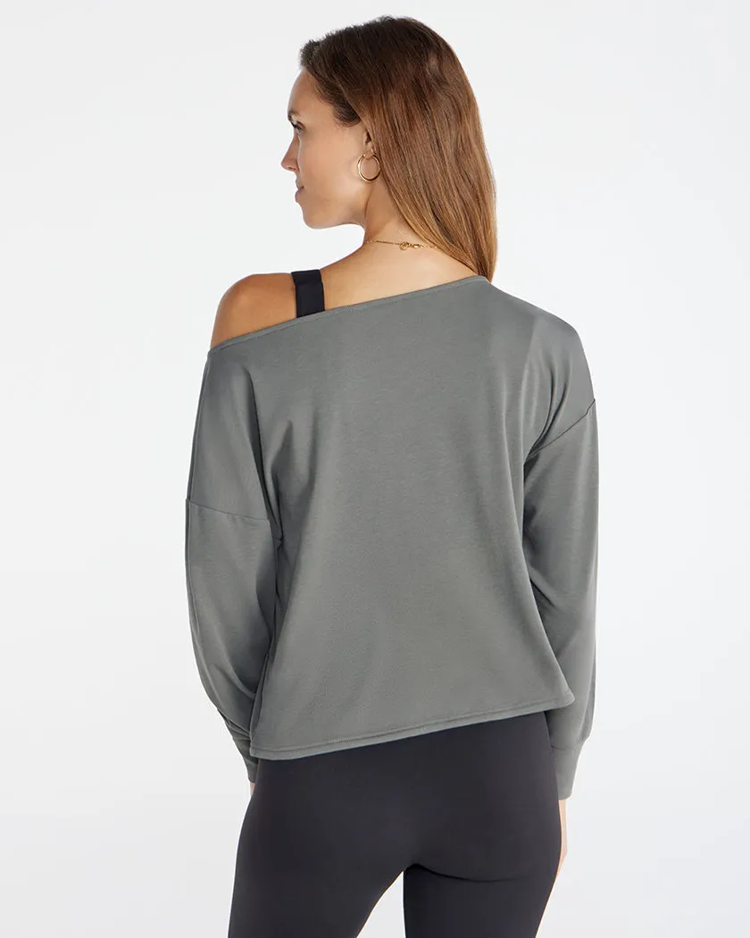 Drift Relaxed Off-Shoulder Long Sleeve