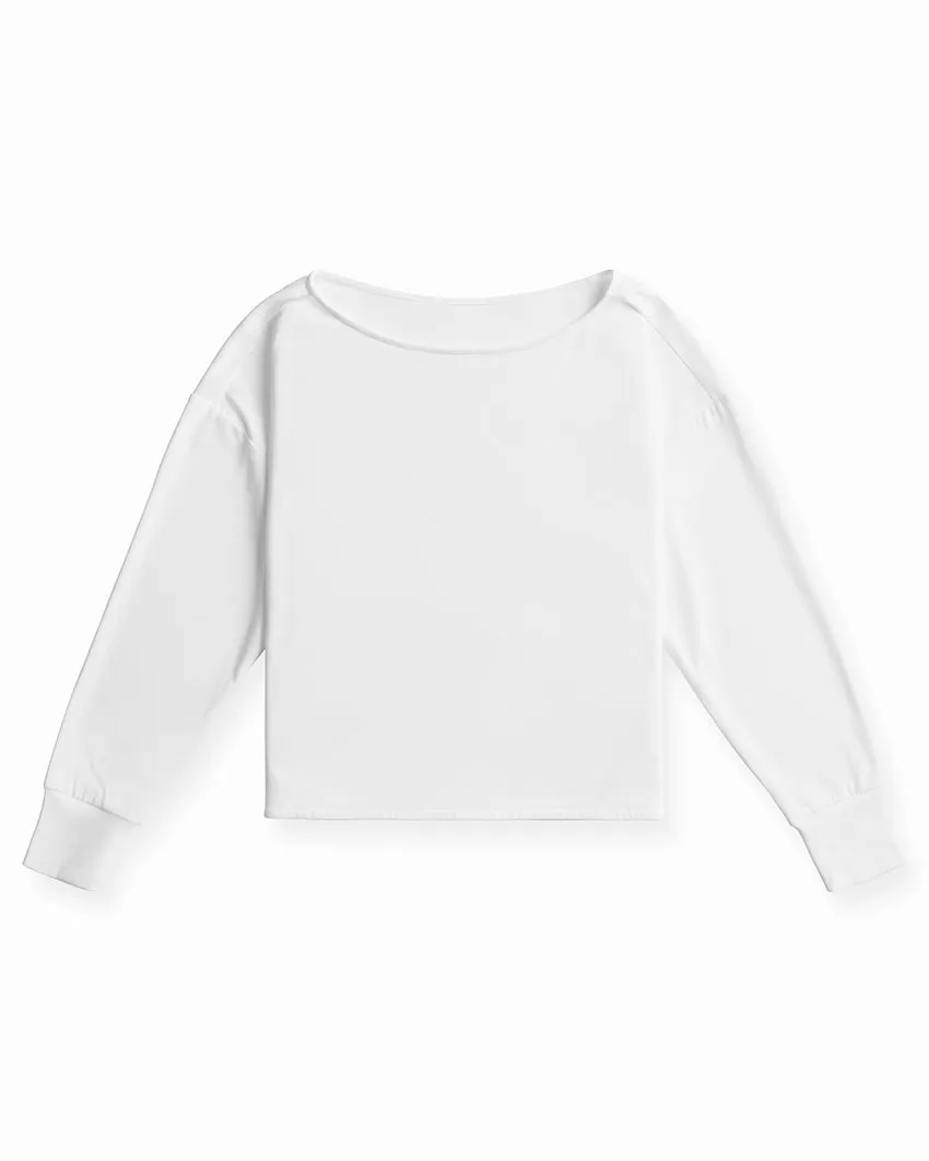 Drift Relaxed Off-Shoulder Long Sleeve