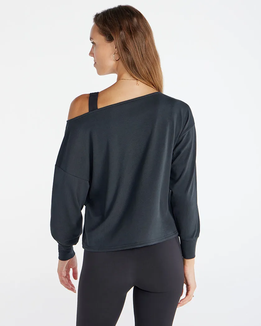 Drift Relaxed Off-Shoulder Long Sleeve