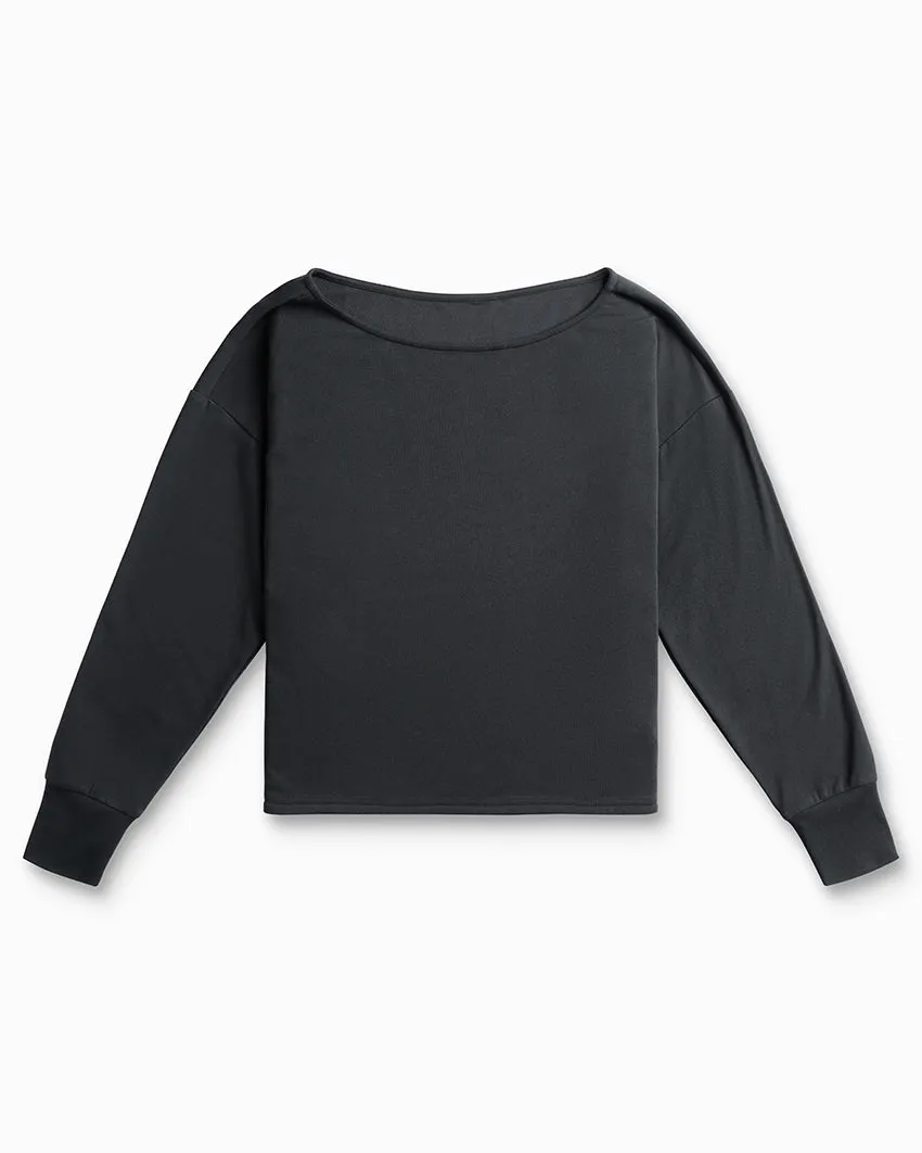 Drift Relaxed Off-Shoulder Long Sleeve