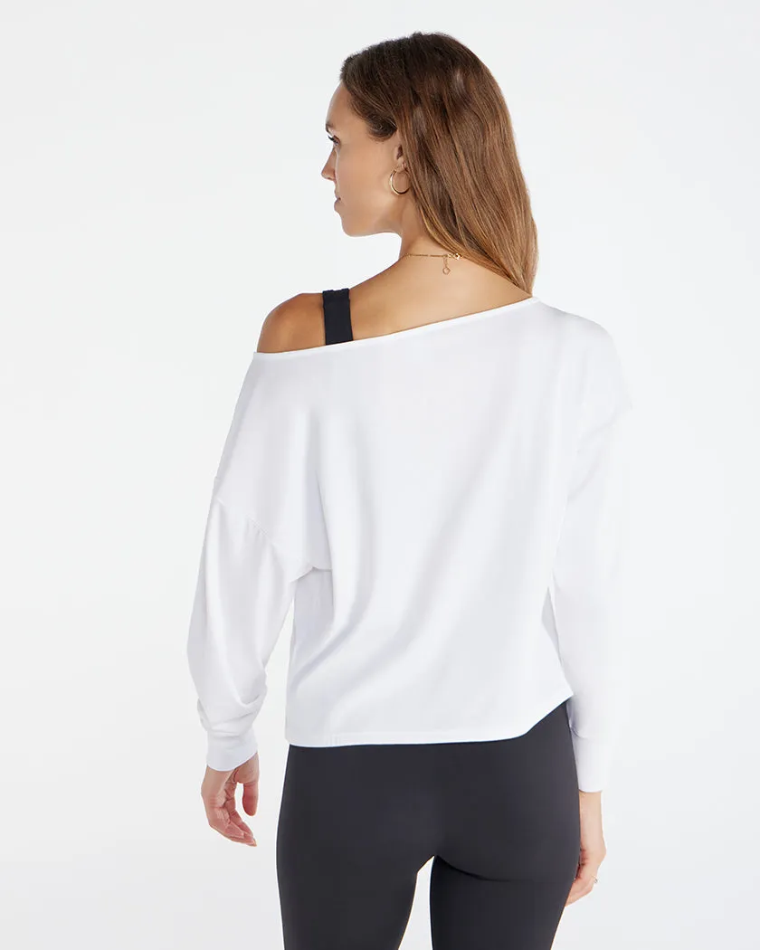 Drift Relaxed Off-Shoulder Long Sleeve