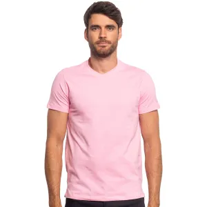 Essential V Neck T-Shirt - Pink