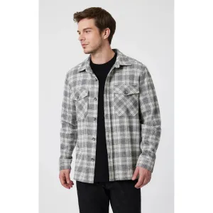 GREY MARL CHECK SHIRT