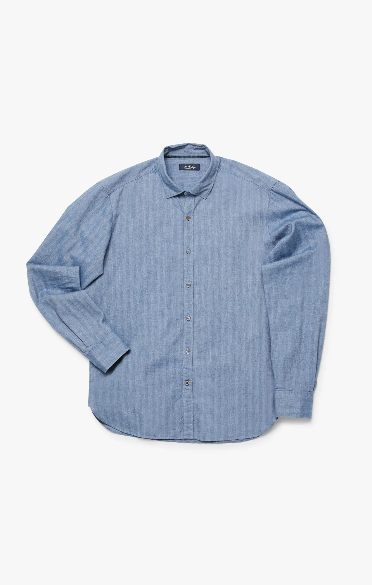 Herringbone Shirt In Blue