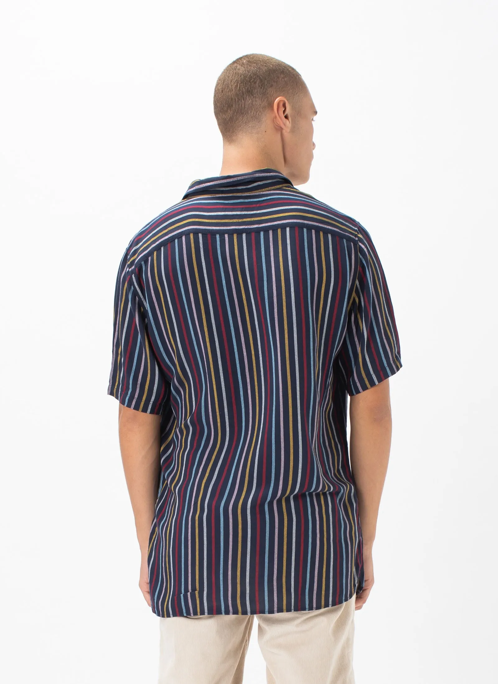 Holiday Shirt Slate Stripe