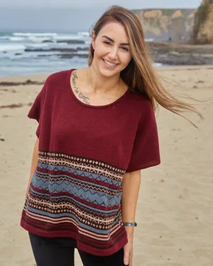 Intarsia Knit Top