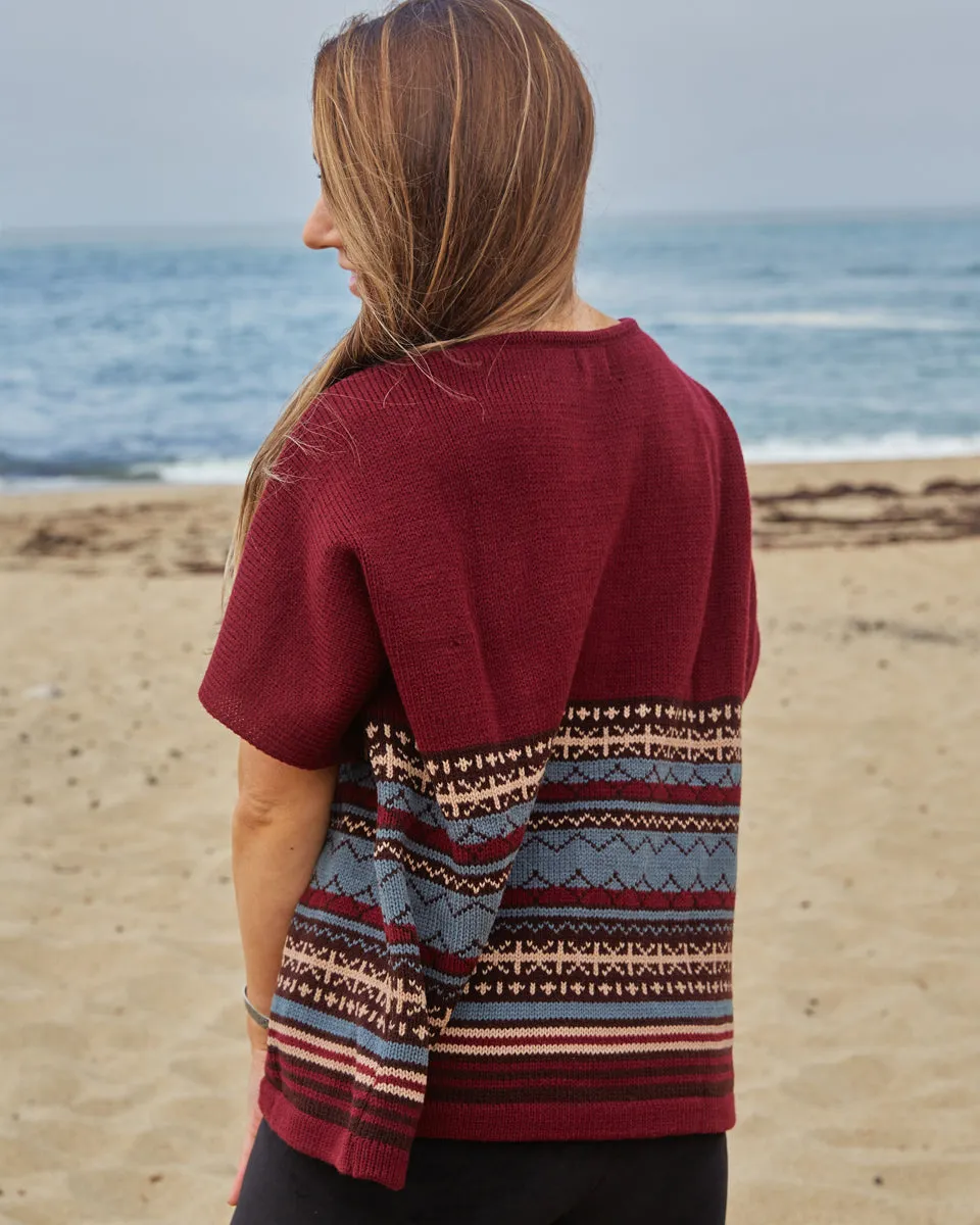 Intarsia Knit Top