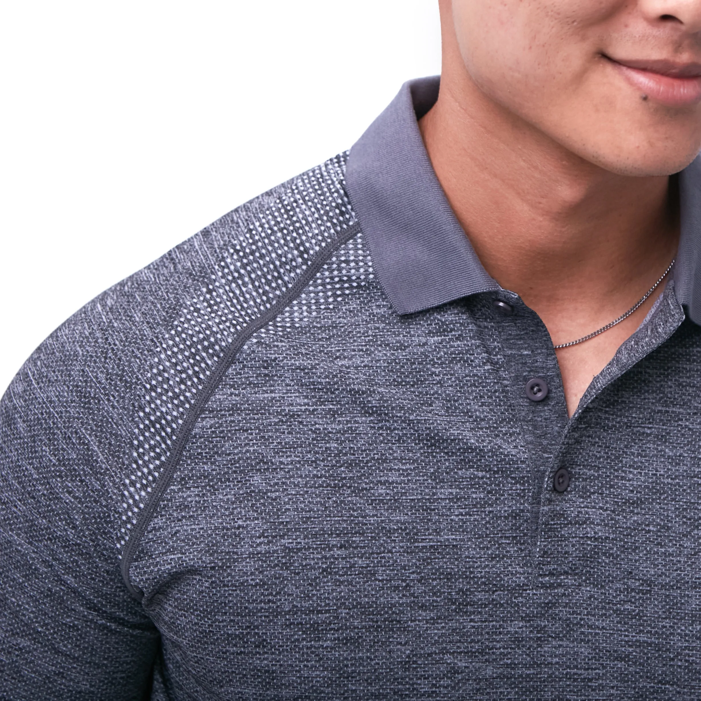 Interval Polo - Heathered Gray