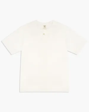 Jackman Henley Neck Tee - White