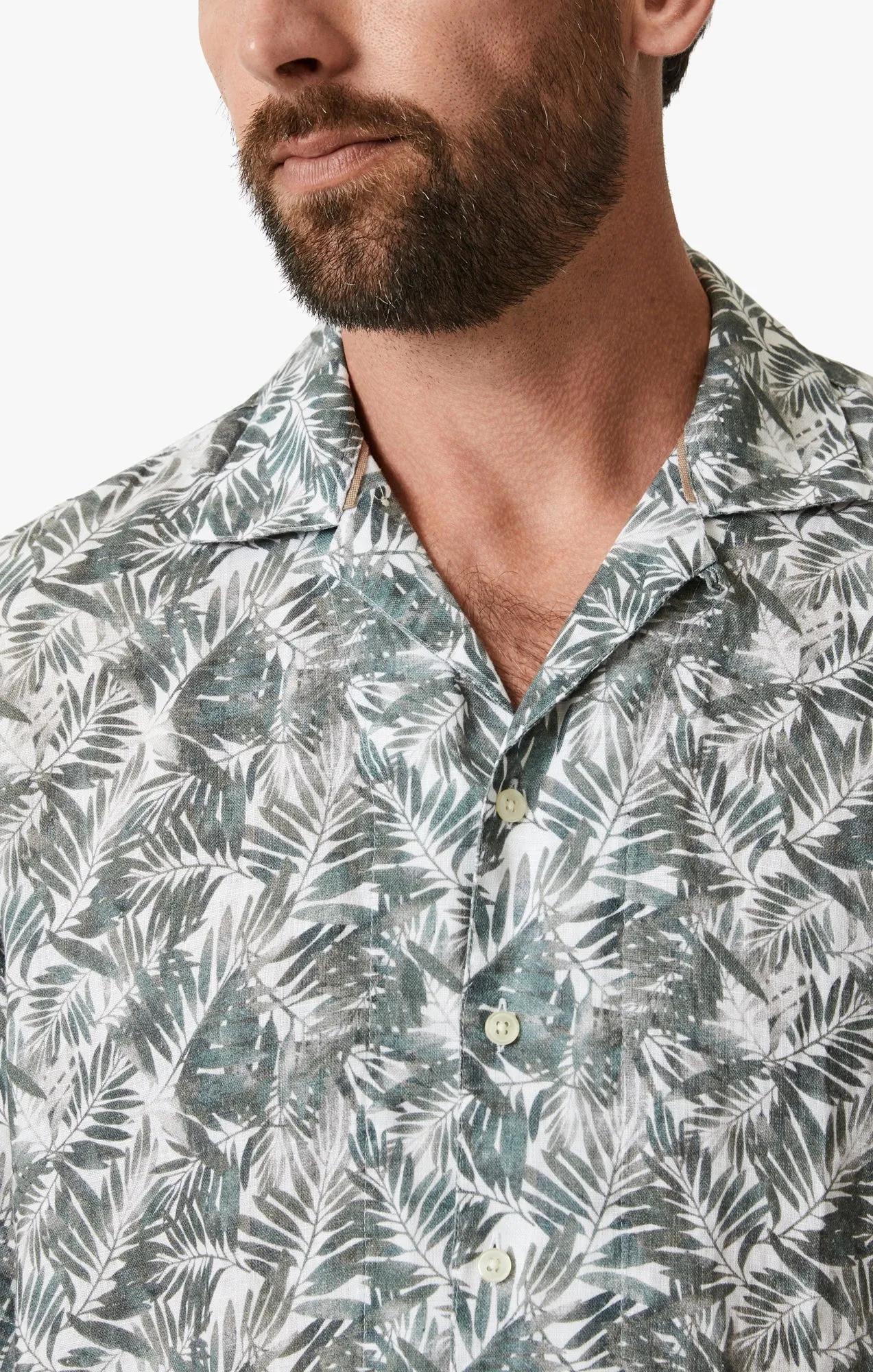 Jungle Short Sleeve Shirt In Green