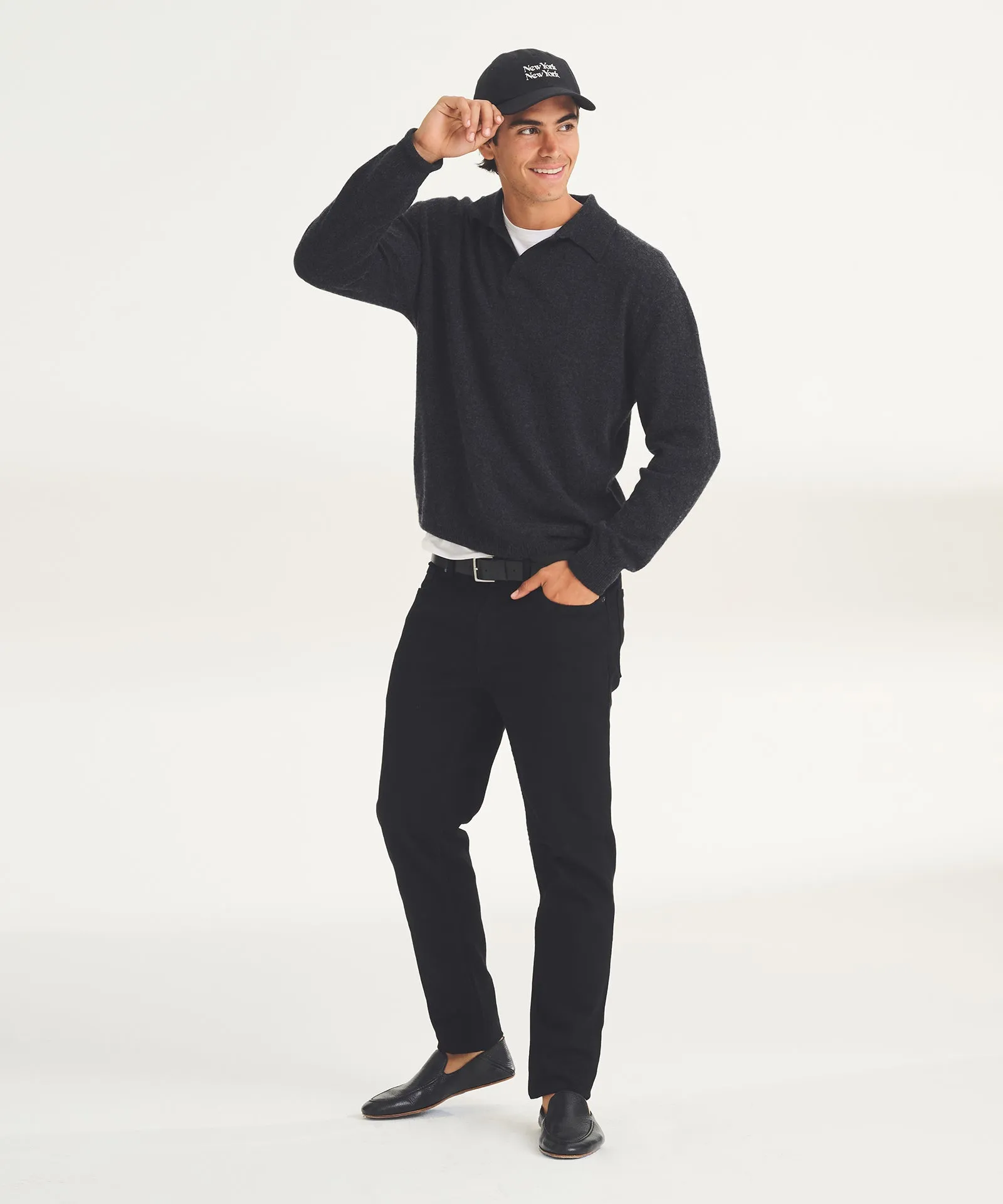 Lightweight Cashmere Relaxed Polo