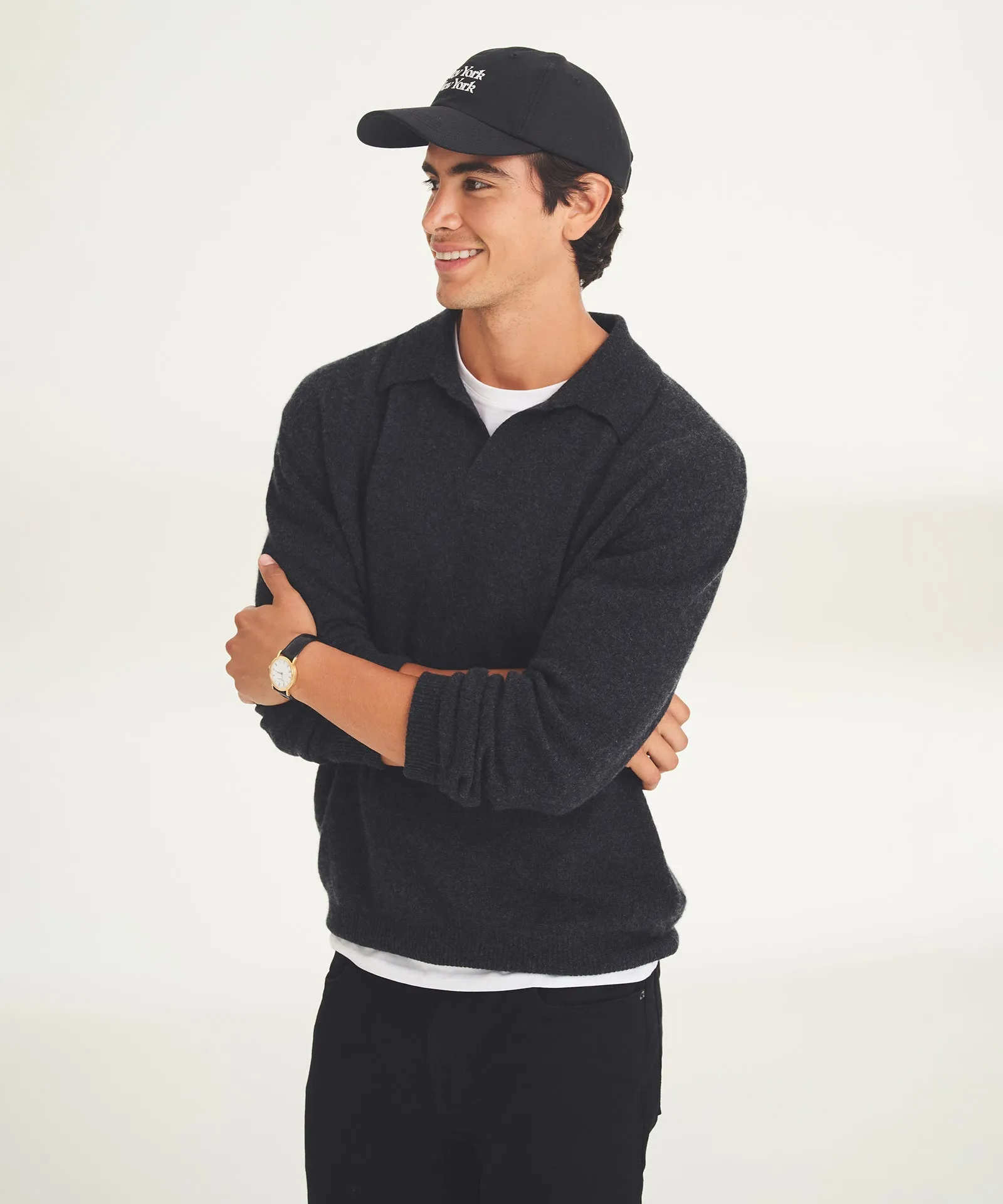 Lightweight Cashmere Relaxed Polo