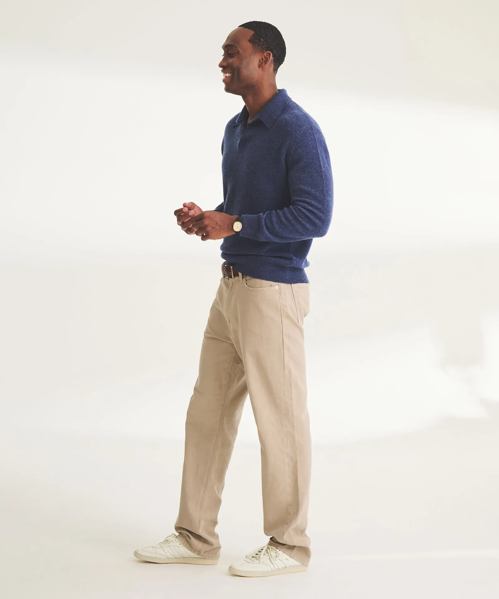 Lightweight Cashmere Relaxed Polo