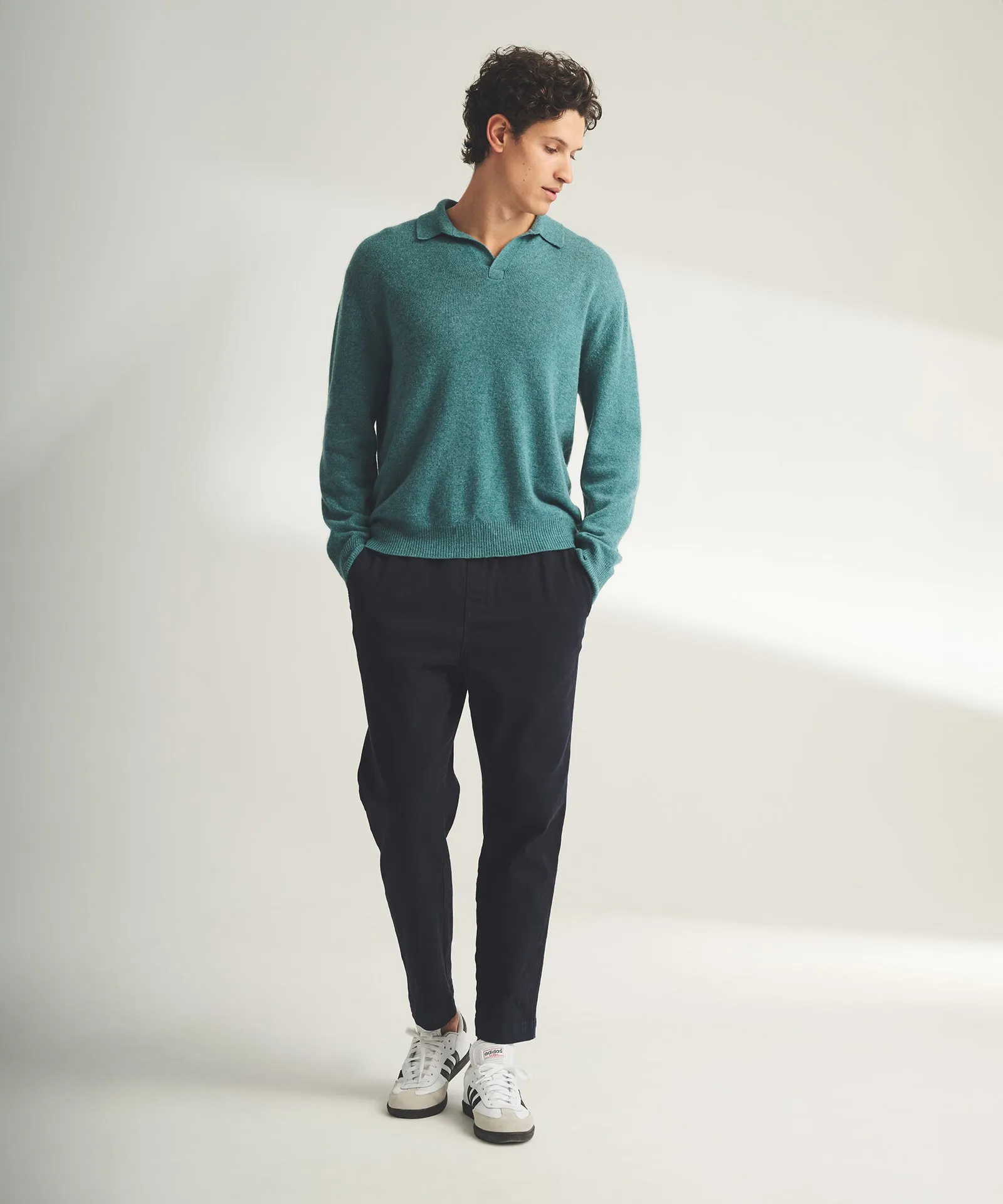 Lightweight Cashmere Relaxed Polo