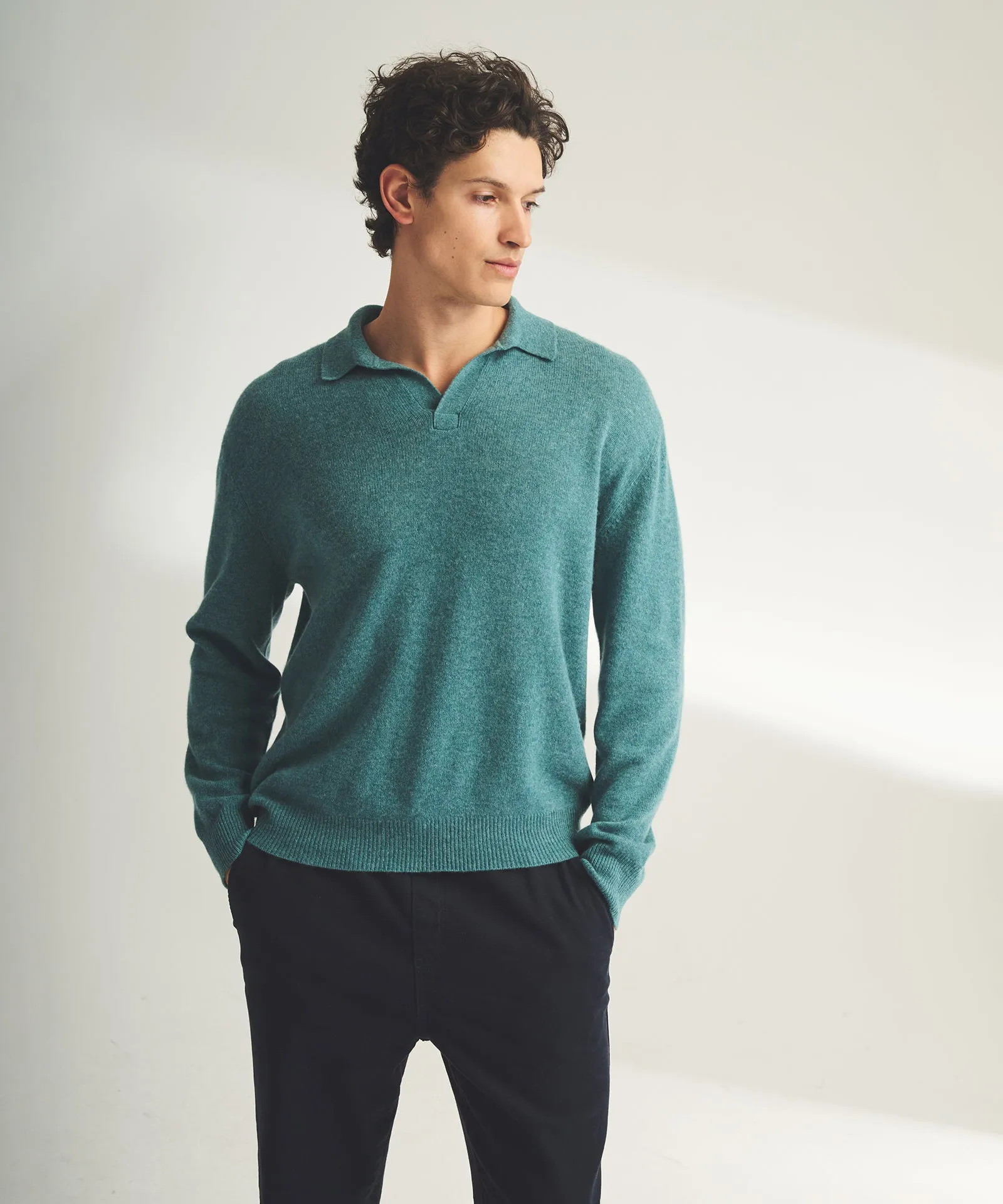 Lightweight Cashmere Relaxed Polo