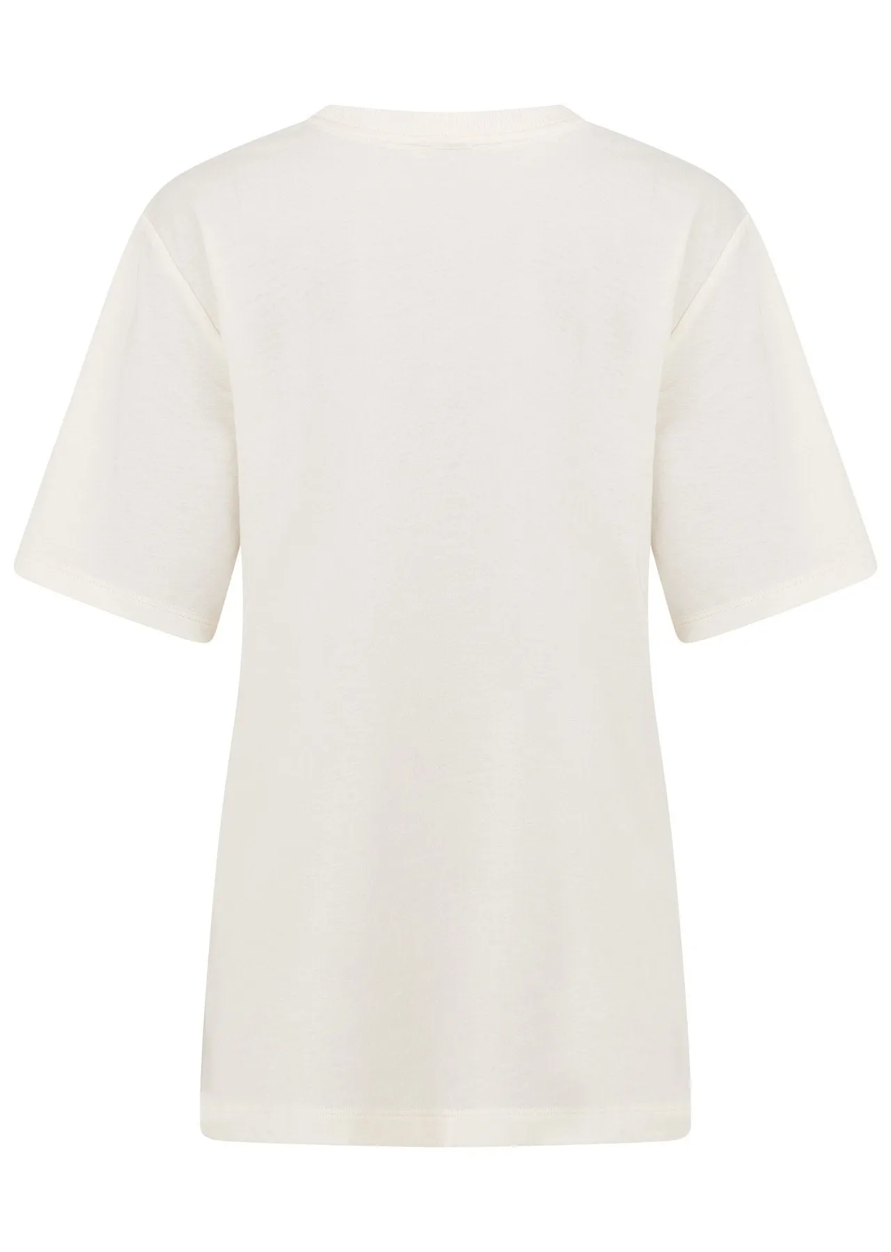 Lotus Relaxed Fit T-Shirt | Cream