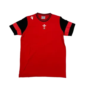 Macron Wales WRU 21/22 Kids Travel Leisure Shirt