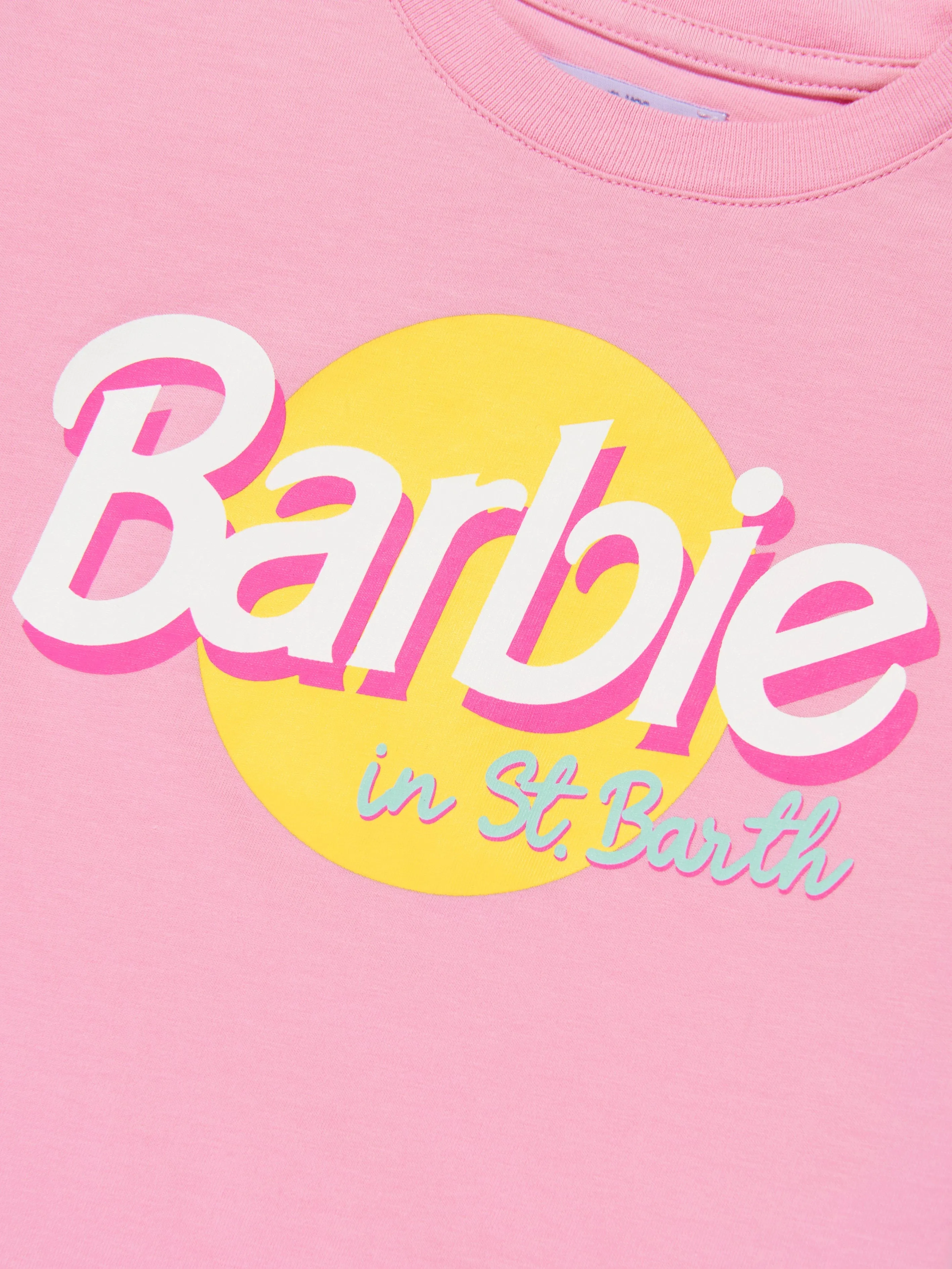 MC2 Saint Barth Girls Barbie T-Shirt in Pink