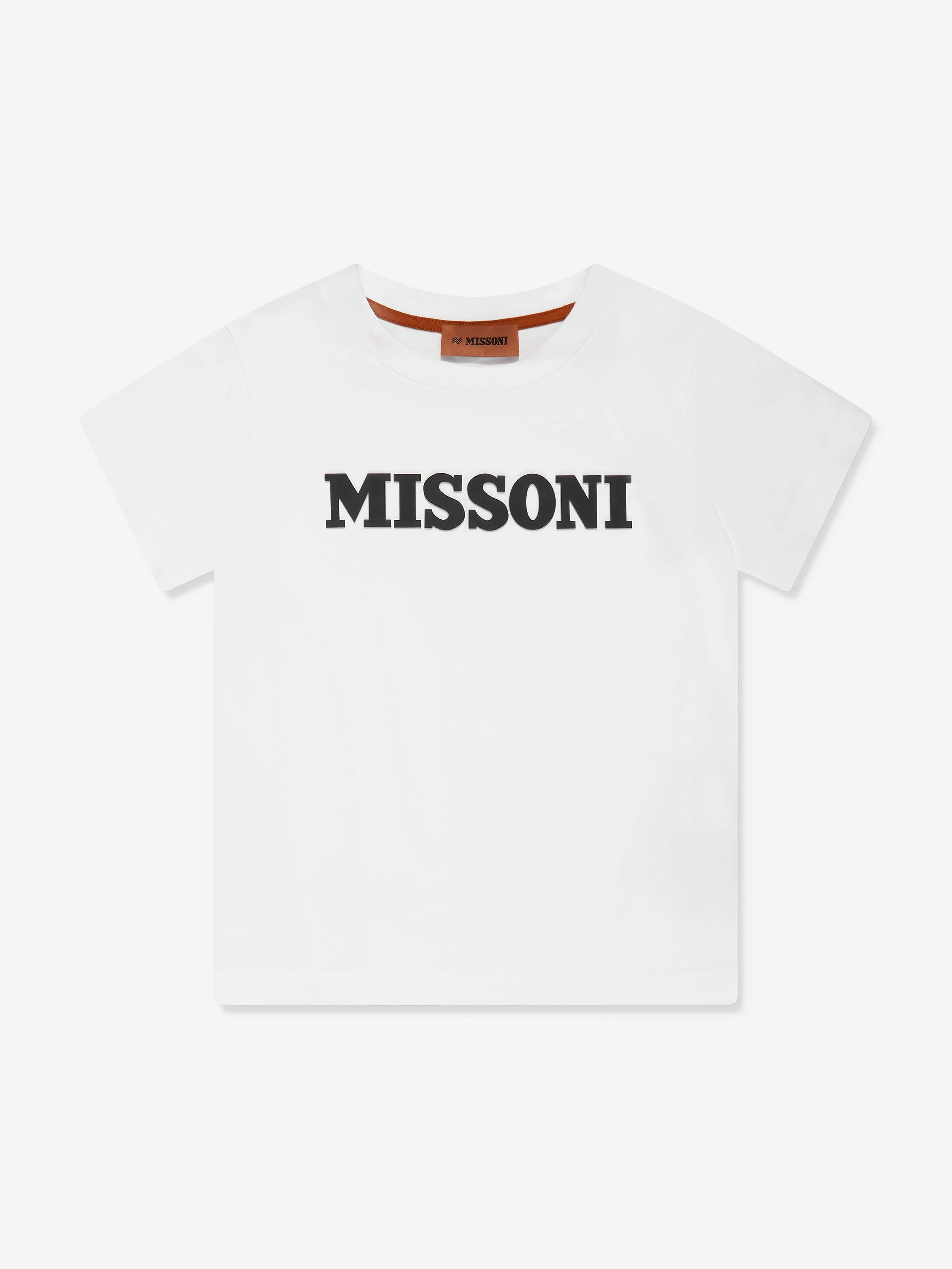 Missoni Kids Logo T-Shirt in White