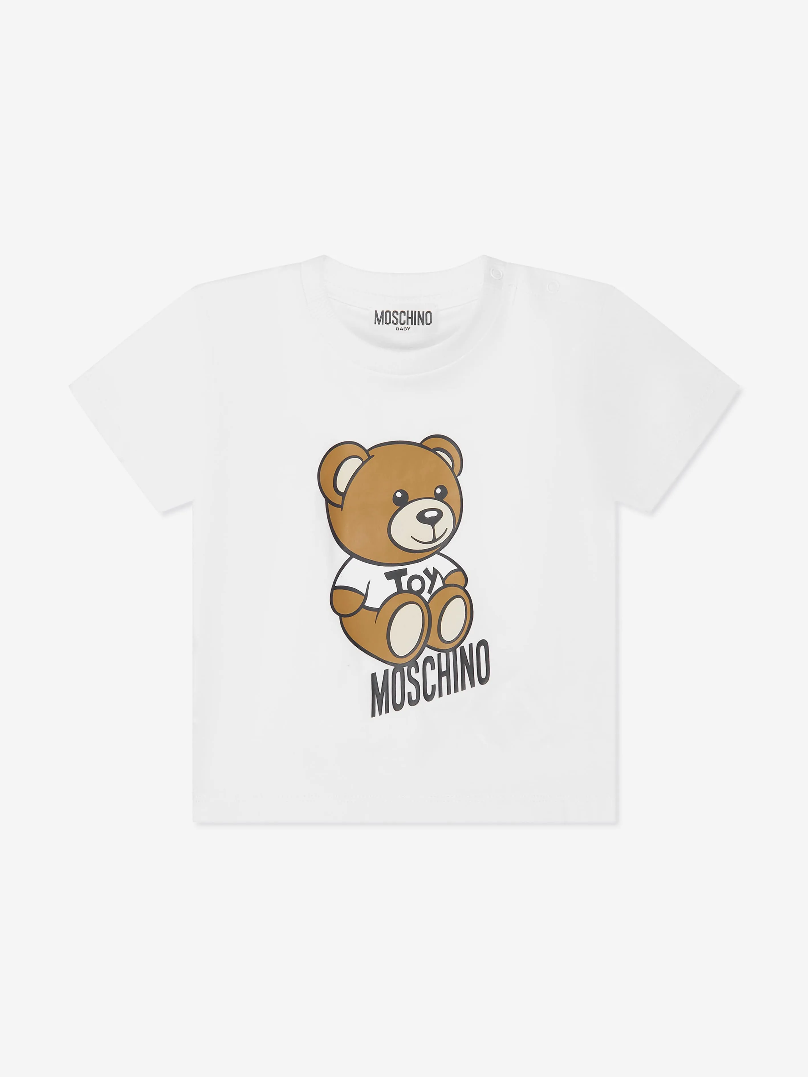 Moschino Baby Teddy T-Shirt And Shorts Set in White