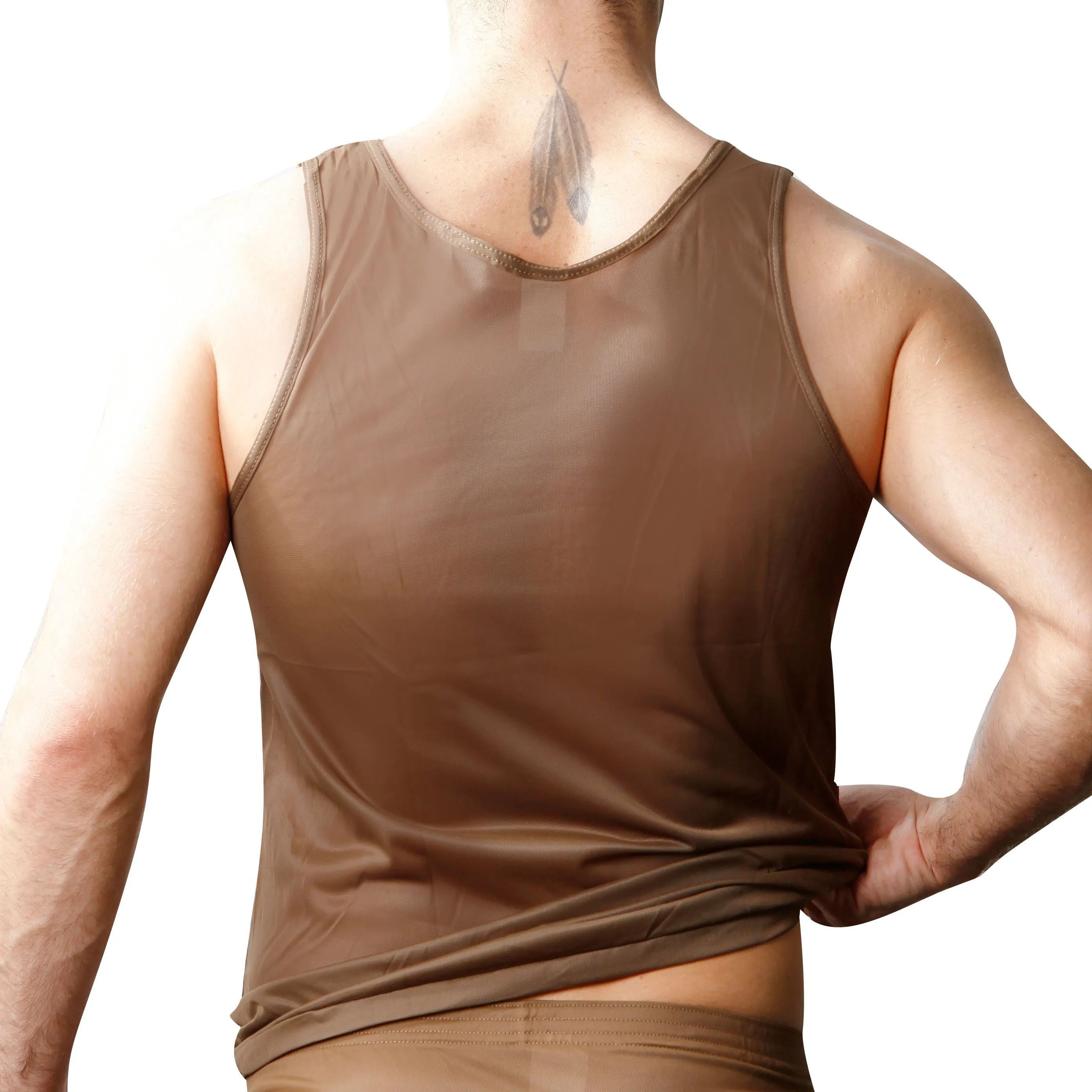 Nylon Tricot Tank Top