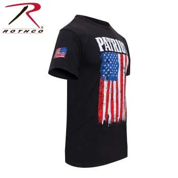 Patriot US Flag T-Shirt - Black