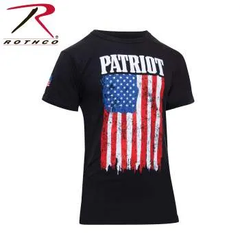 Patriot US Flag T-Shirt - Black