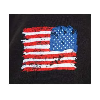 Patriot US Flag T-Shirt - Black