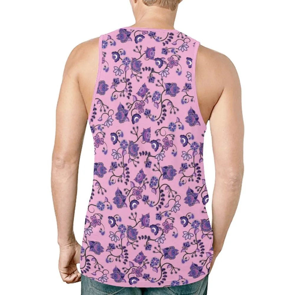 Purple Floral Amour Tank Top