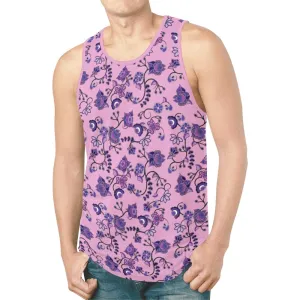 Purple Floral Amour Tank Top