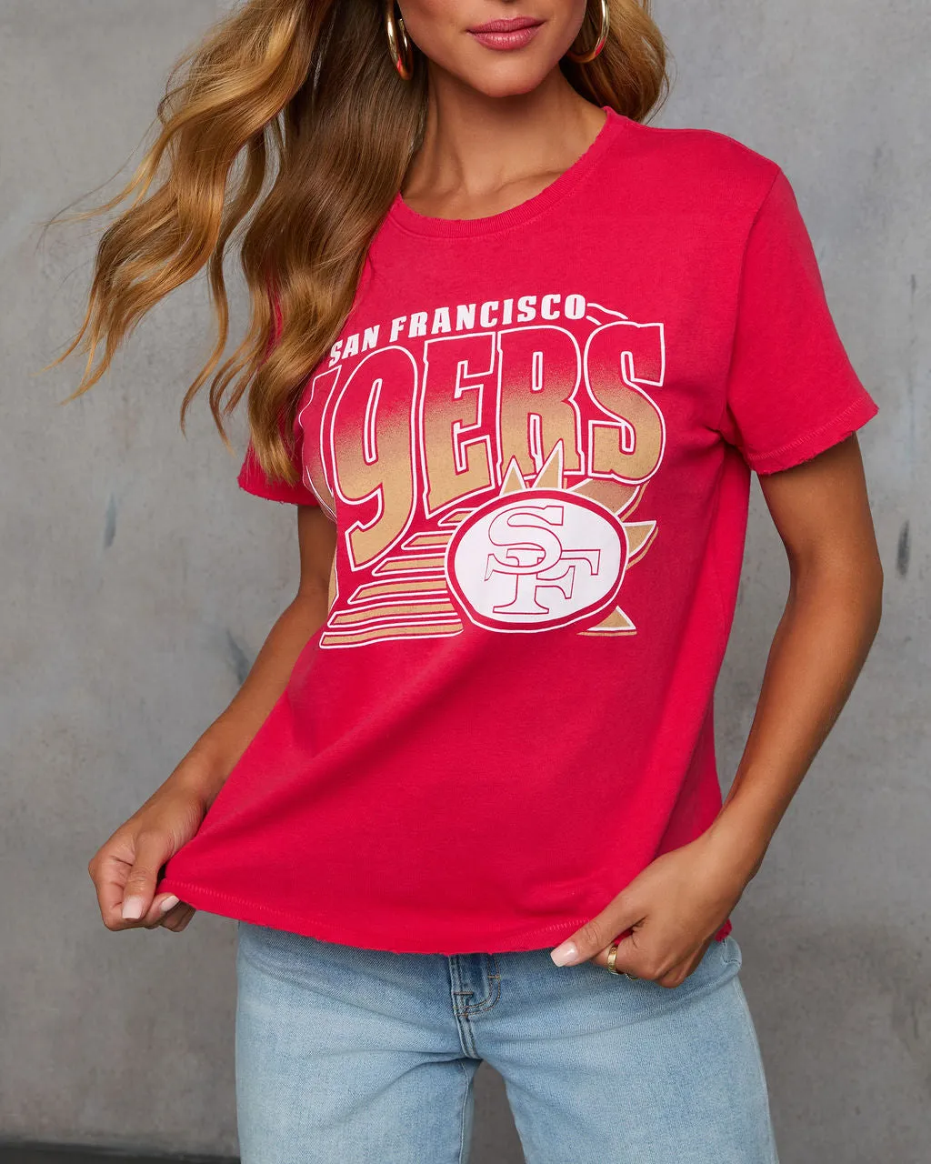 San Francisco 49ers Short Sleeve Graphic Top