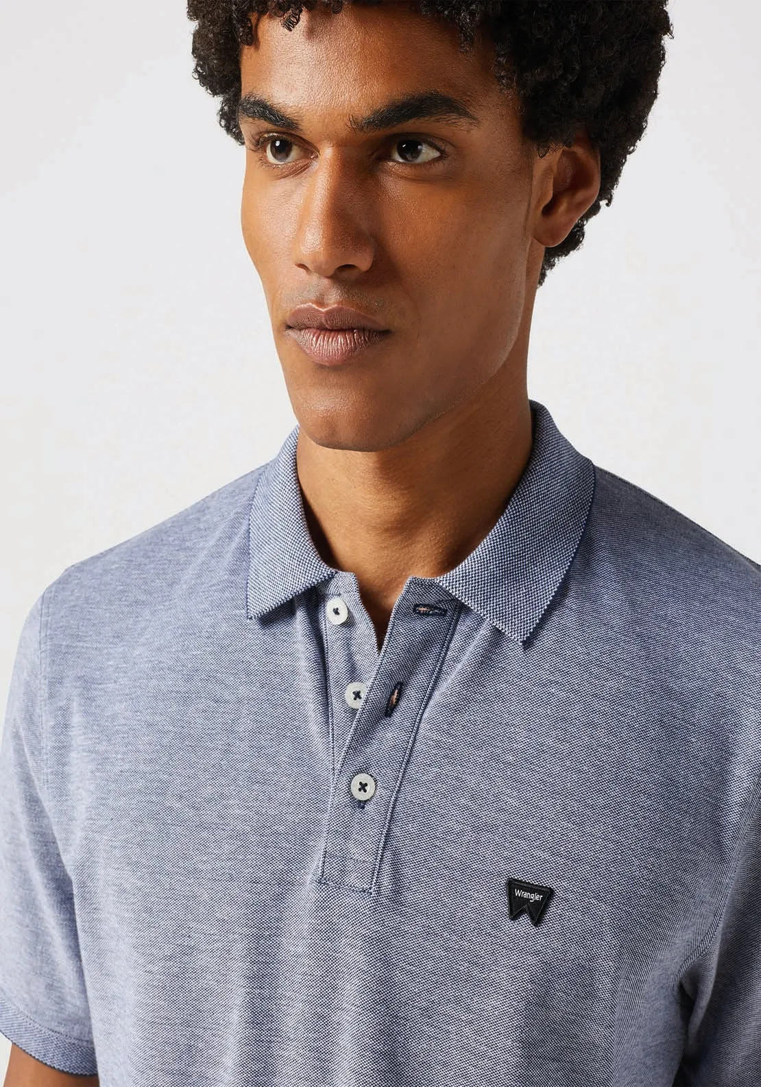 Short Sleeve Refined Polo - Navy