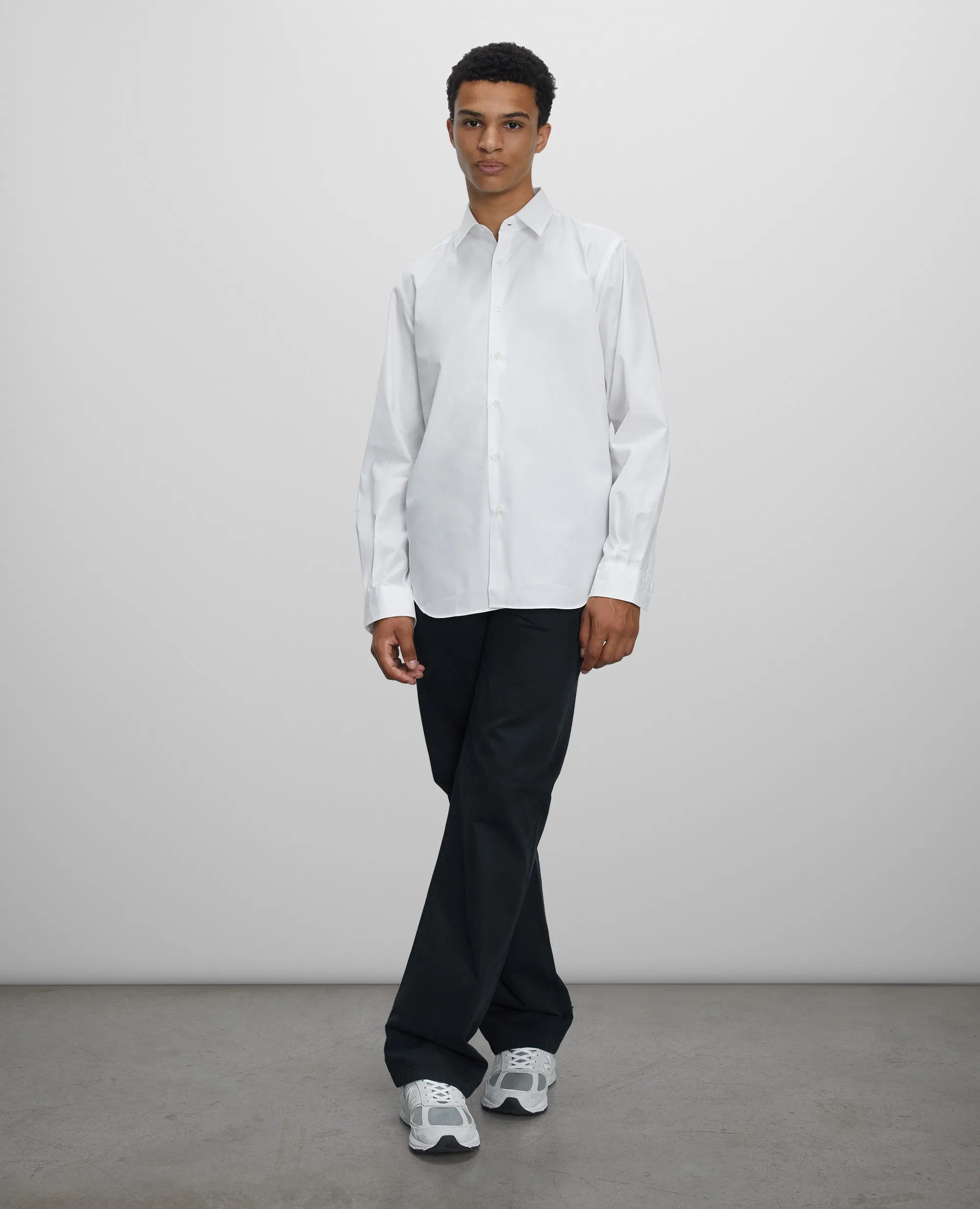 Soft Collar Poplin Shirt